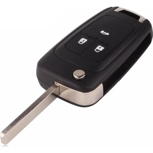 Car Entry Remote Control Key Fit for Chevrolet Cruze Flip Folding Hot Car Remote Key Shell Case 3 Buttons