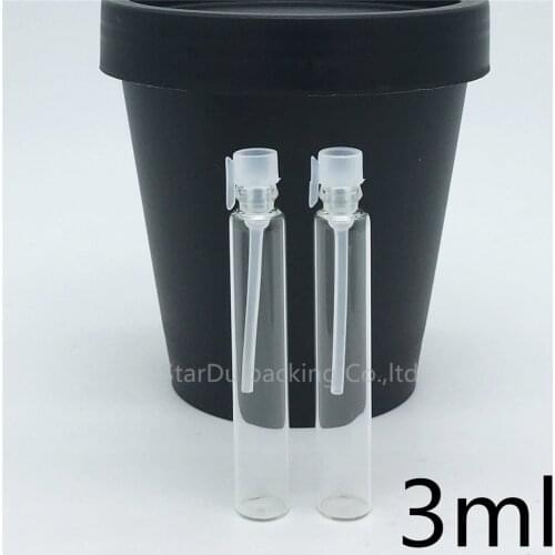 Free Shipping 3ml Small Glass Perfume Bottle, 3CC Mini Tester Glass Perfume Vials 50pcs/Lot