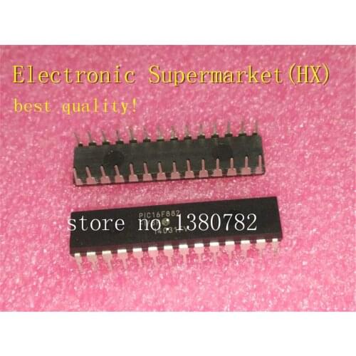 Free Shipping 50pcs/lots PIC16F882-I/SP PIC16F882 16F882-I/SP DIP-28 New original IC In stock