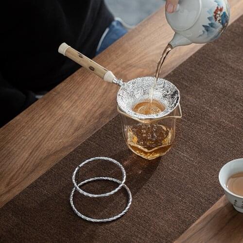 Pure Tin Tea Drain Strainer Household Tea Filter Special Gong Fu Teaset Accessories For Char Ceremony New Hot Sale