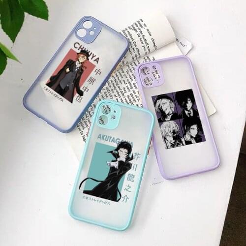 ZUIDID Japan Anime Bungou Stray Dogs Dazai Osamu Phone Case For iPhone 12 Pro 11 XS MAX X XR SE20 7 8 6Plus Clear Hard Cover Bag