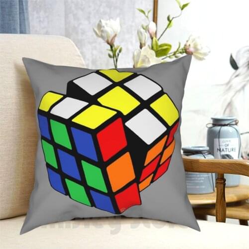 - Checkered Pattern Pillow Case Printed Home Soft Throw Pillow Cube Pop Art Puzzle Puzzles Games Red Orange Yellow White