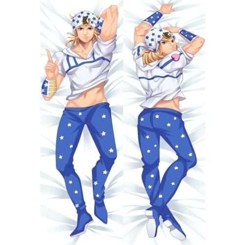 JoJos Bizarre Adventure Johnny Joestar Cosplay Dakimakura Pillow Case Hugging Body Gift