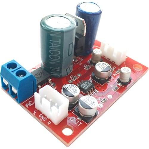 DC/AC 12V AD828 Preamp Module X5 OPAMP Times Adjustable DIY Pre-amp Pre-amplifier Board