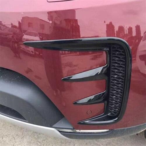 For Land Rover Discovery 5 LR5 2017 L462 ABS plastic chrome plated front head fog lamp light sticker trim car auto cover styling