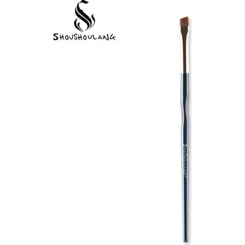 Shoushoulang Professional Handmade Make Up Brush Angled Eyebrow Brush Q-30 Resilient Synthetic Fiber Makeup Brush