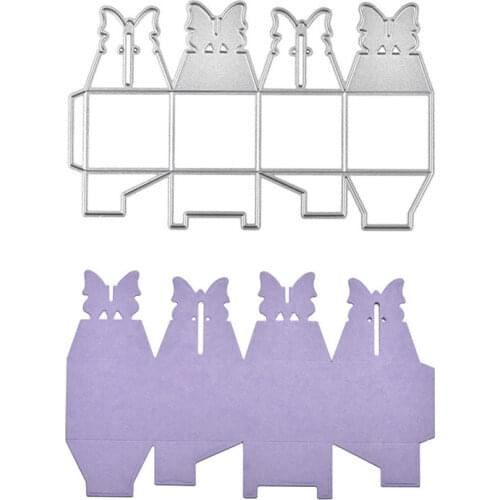 YaMinSanNiO Gift Box Metal Cutting Dies Scrapbooking Dies for Card Making DIY Embossing Cuts Stencil Craft New Dies for 2020