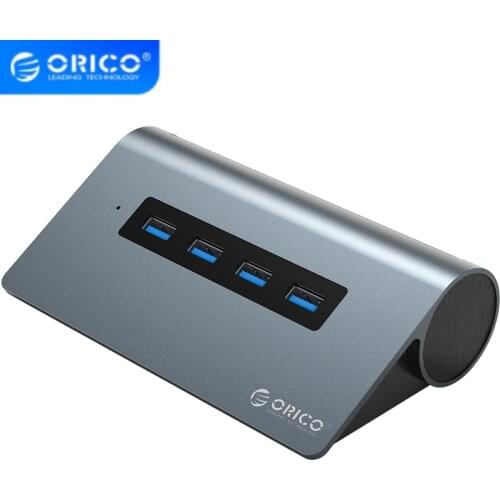 ORICO Aluminum Multi-function HUB USB 3.0 High Speed Mini Splitter Portable Hub for Laptop PC Computer with 0.5M Data Cable
