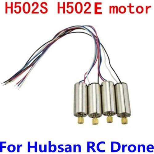 Hubsan X4 H502S Motors 4Pcs/lot Copper Teeth Electric Motors For H502E RC Quadcopter UAV Remote Parts