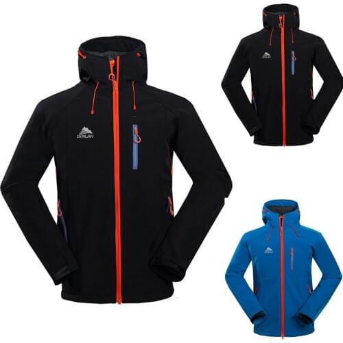 Outdoor Coat Jackets Camping Hiking Trekking Climbing Mens Autumn Casual Fashion Waterproof Quick-drying Breathable Sport