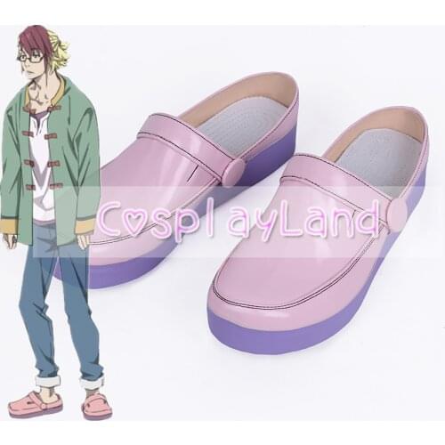 LAST HOPE Unit Pandora Leon Lau Pink Cosplay Boots Shoes for Adult Men Shoes Costume Accessories Custom Made