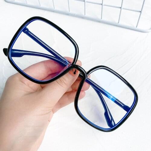 Blue Light Blocking Glasses 2020 Women Oversized Eyeglasses Anti Blue Light Computer Glasses Men Safety Eyewear Spectacle