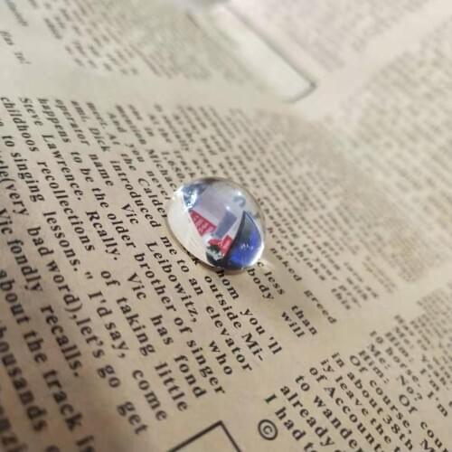 Optical glass K9 optical flat convex 15mm diameter 161mm focal length DIY projection lens customized special instrument glass