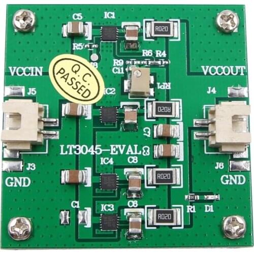 2PCS LT3045 1A Linear RF Regulator Board Low Noise Module Single Power Supply Module with Heat Sink