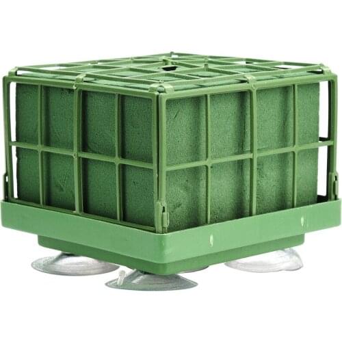 Flower Stand With Suction Cup Replaceable Foam+Phenolic Resin+pp Square Dried Flowers Arrangement Wedding Decor Foam Blocks