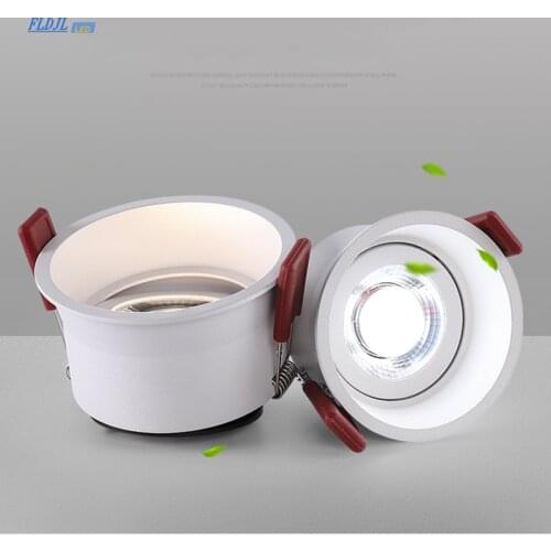 Dimmable LED spotlight 5W 7W 12W 15W anti-glare led downlight adjustable indoor ceiling lamp bedroom kitchen led recessed light