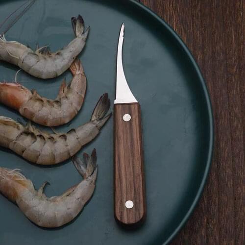 Stainless Steel Deveined Shrimp Back-Opening Artifact Shrimp Thread Picking Knife Shrimp Peeling Tool for Shrimp Opening
