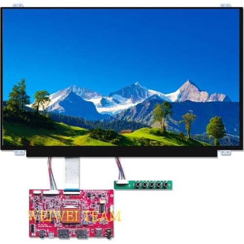 Slim 15.6 Inch Laptop LCD Panel 4K 3840*2160 Screen B156ZAN02.3 LCD Controller Board For Raspberry Pi 3 DIY Project Notebook PC