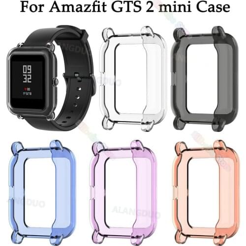 For Xiaomi Huami Amazfit GTS 2 gts2 mini Case Screen Protector SmartWatch TPU Cover For Amazfit GTS 2 mini Frame Cases