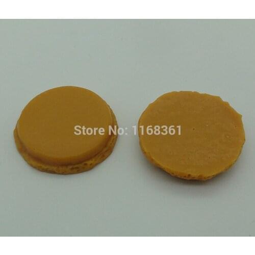 1pcs/lot resin flat back tan color Macaroon bread 24mm Cabochons Jewelry Mobile Phone Hairpin Headwear DIY Accessories B203-6