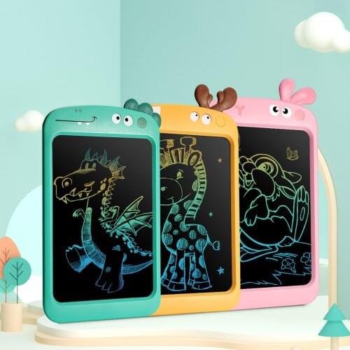 10.5in LCD Writing Tablet Cute Colorful Screen Drawing Doodle Board Pad with Erase Lock Function for Kids Boys Girls Gift