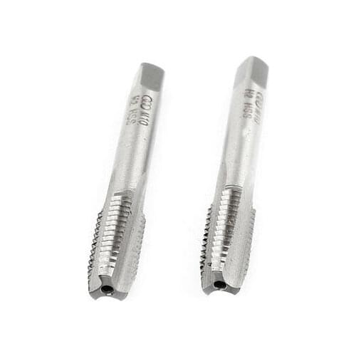 10mm Flute Diameter 3 Flutes Tapper Spiral Point Machine Taps 2 Pieces