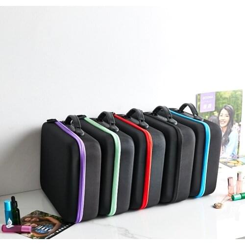 70 Essential Oil Holder Hold 15 ML Bottles Shockproof Hard Shell Dense Foam Travelling Carrying Storage Box Case Bag Organizer