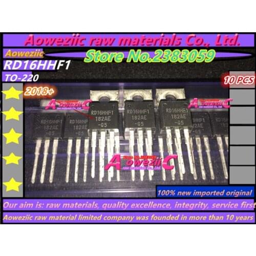 Aoweziic 2018+ 100%new imported original RD16HHF1-101 RD16HHF1 RD16HHFI TO-220 Radio Frequency Transistor (Import Origin: Japan)