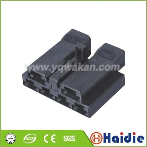 Free shipping 2sets 6pin auto wiring cable plug plastic electric unsealed connector