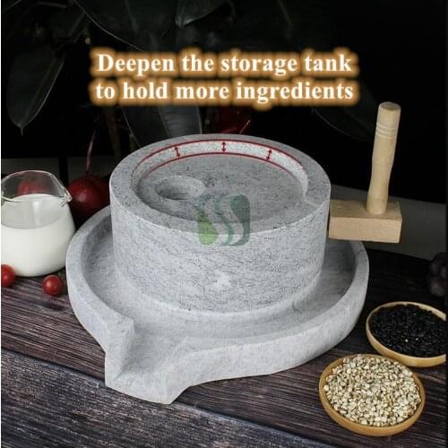 Home use Rice milk milling machine Stone Soy Crusher Masher Grain stone Grinder stone miller peanut butter maker machine