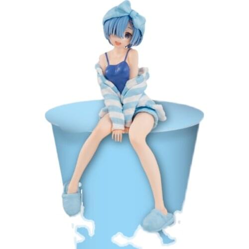 100% Original FuRyu RE: ZERO - Starting Life In Another World Rem Pajamas Figure PVC Action Model Toys Anime Figure