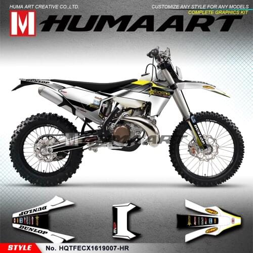 HUMAART Motocross Sticker Personalised Graphics for TE FE TX FX FS TC FC 125 150 250 300 350 450 501 2016 2017 2018 2019