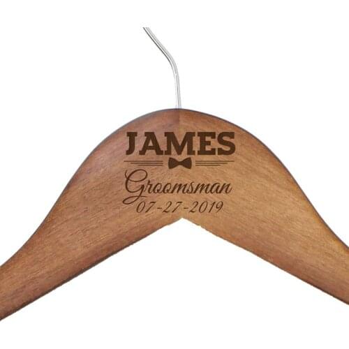 Personalized Bridesmaid Hangers ，Bridal Hanger With Name ，Maid Of Honor Hanger ，Custom Monogram Wedding Hanger ，Wedding Hanger