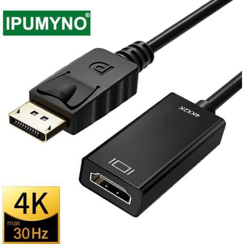 DP To HDMI-Compatible 4K 1080P Male To Female DisplayPort Cable PC TV Mini Projector Television Monitor Projetor For Hp Laptop