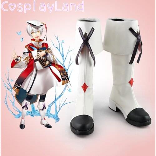 COMPASS Strategy Adam Yuryev Cosplay Boots Shoes Leather Shoes Cosplay Accessories Halloween Party Shoes for Women Shoes