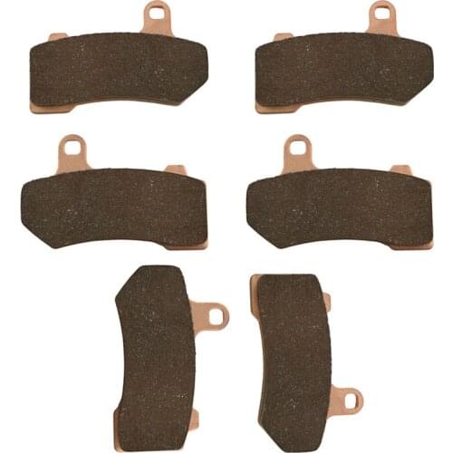 Motorcycle Parts Copper Based Sintered Motor Front & Rear Brake Pads For Harley VRSCDX Night Special 2007-09 Brake Disk