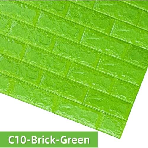 3D DIY Wall Stickers Home Decor Self-Adhesive Wallpaper For Bedroom Kids Room Decoration Waterproof 3D Wallpaper Brick