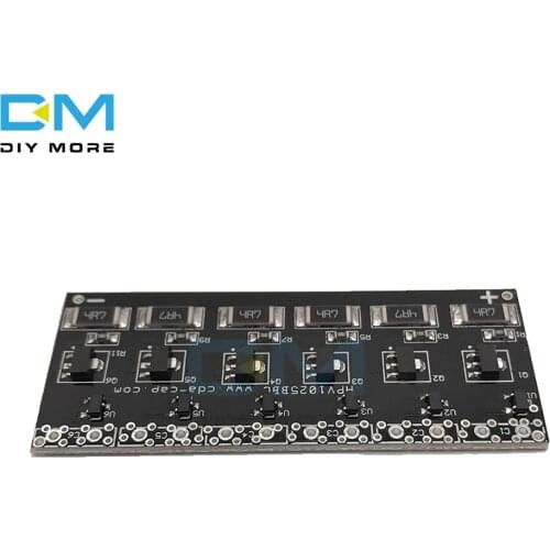 Single Row Super Farad Capacitor Balancing Protection Board 2.5V -2.7V 1F -10F Ultracapacitor Protection Board