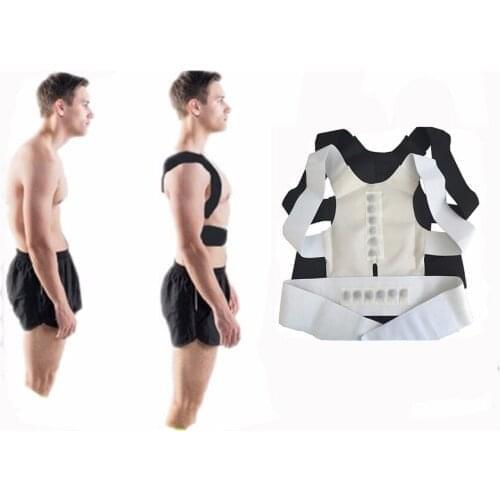 Unisex Health XXL size Posture Corrector Tourmaline Belt Correcteur Posture For The Back Adjustable Magnetic Back Shoulder