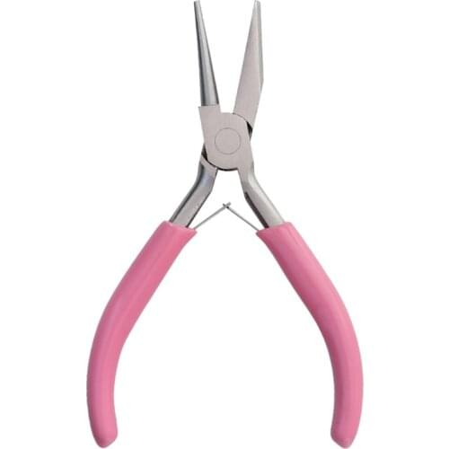 Jewellery Making Craft DIY Plier Tool Round Nosed Carbon Steel Plier 5 Inches 1 Set DIY Jewelry Tool Round Nose Plier