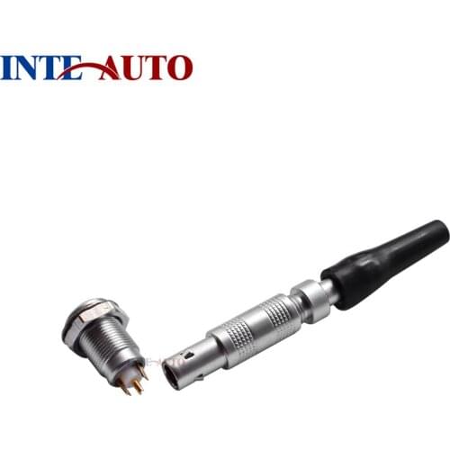 00S push pull 1 pin connector,Metal coaxial plug socket,TFA.00.250 ZRA.00.250,nut for strain relief