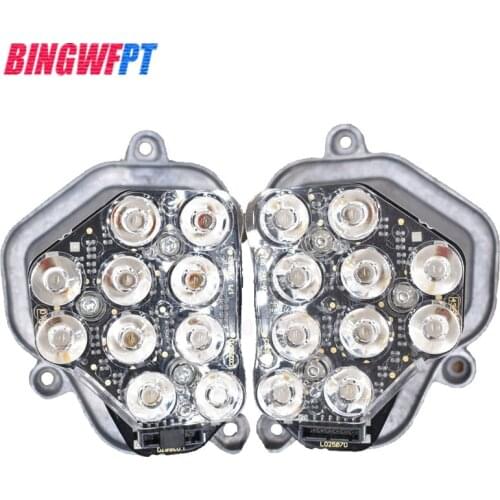 1Pair Car LED Headlight Module Turn Signal Light 63117271901 63117271902 Xenon LED module for 5 Series F10 F11 F07 2010-2013