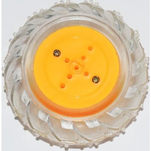 10pcs 64mm for 2 or 3mm axle rubber suv wheel/plastic blades/diy toy Technology model parts/Educational baby toys for children