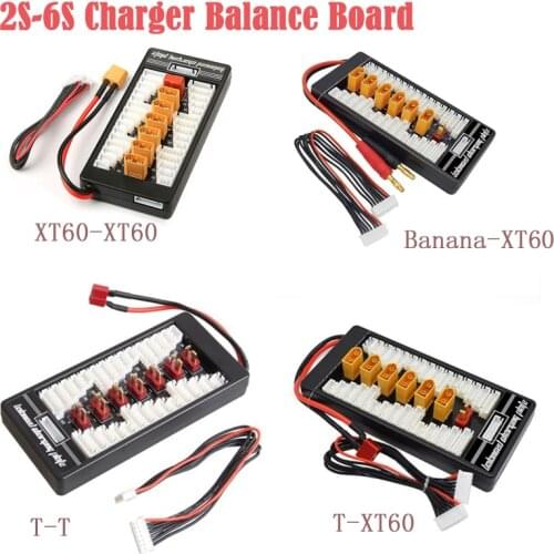 2S-6S Charger Balance Board T-T T-XT60 New Style Li-Po Charging Adapter Board for RC IMAX B6 Charger Car Drone Balance Charger