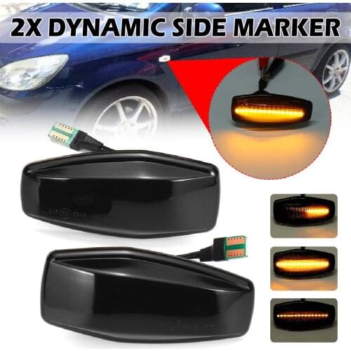 2x Flowing Turn Signal Led Side Marker Light 12V Panel Lamp Side lamp Dynamic Indicator Blinker for Hyundai GETZ MATRIX ACCENT
