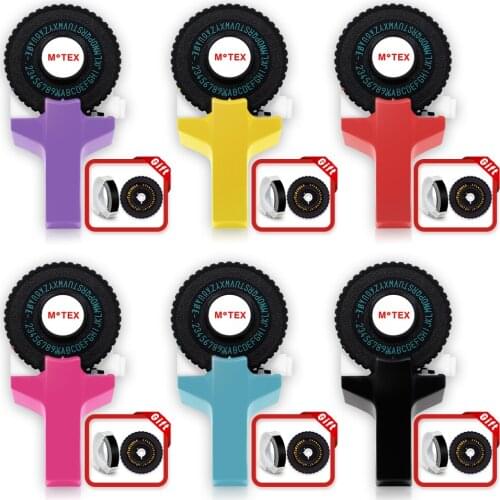 Absonic 20PCS Label Maker Compatible for 3D Dymo Label Tapes Multicolor 9mm Printer Ribbon use for Motex E101 Label Machine Tape