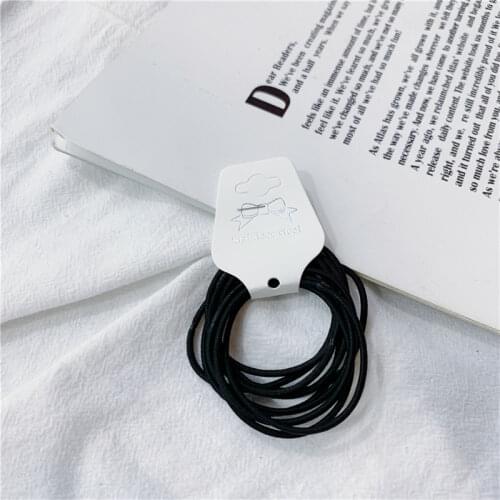 Hair Accessories Girls Rubber Bands 10Pcs 5cm Scrunchy Elastic Hair Bands Kids Women Headband Decorations Ties Gum for Hair