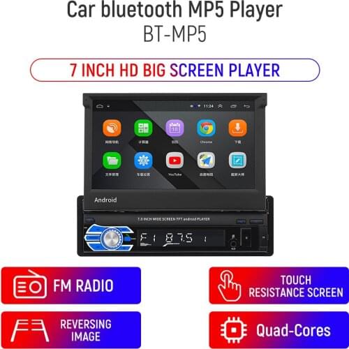 9706 Android Recorder Car GPS navigation MP5 Player Radio Audio Multimedia Stereo Bluetooth WIFI Internet App Display Foldable
