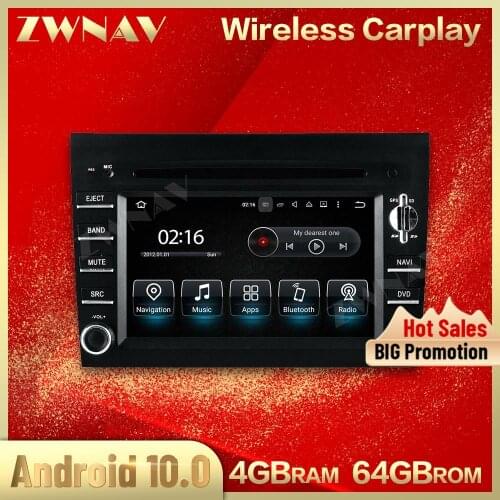 Android 10 Screen Car Multimedia Player For Porsche 911 997 Cayman 2005 2006-2008 Boxter 2005-2012 Audio Radio Stereo Head Unit