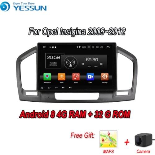 YESSUN Android 8 4G RAM For Opel Insignia 2009~2012 Car Navigation GPS Multimedia Player mirror link Radio Touch Screen
